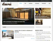 Tablet Screenshot of duniproperties.com